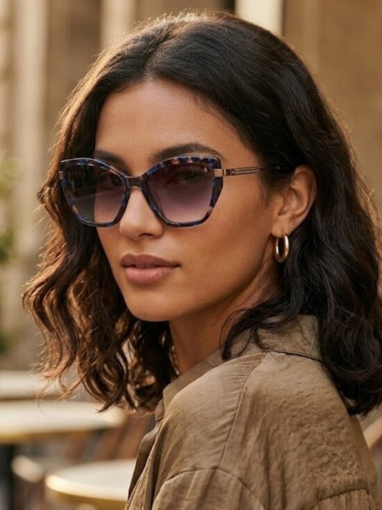 rag & bone Blue Tortoiseshell Sunglasses main image 7